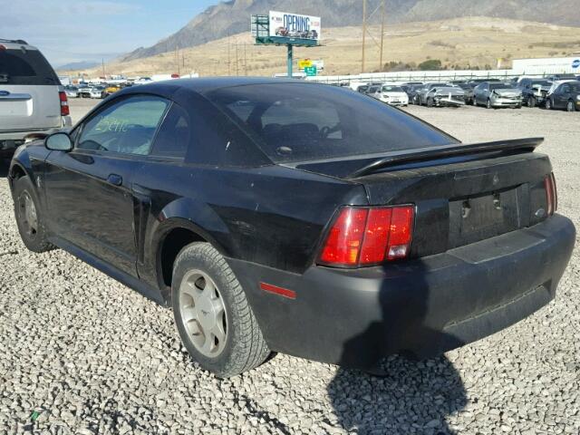 1FAFP4043YF240769 - 2000 FORD MUSTANG BLACK photo 3