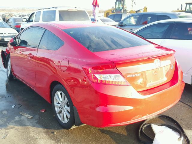 2HGFG3B86CH526984 - 2012 HONDA CIVIC EX 红色 照片 3