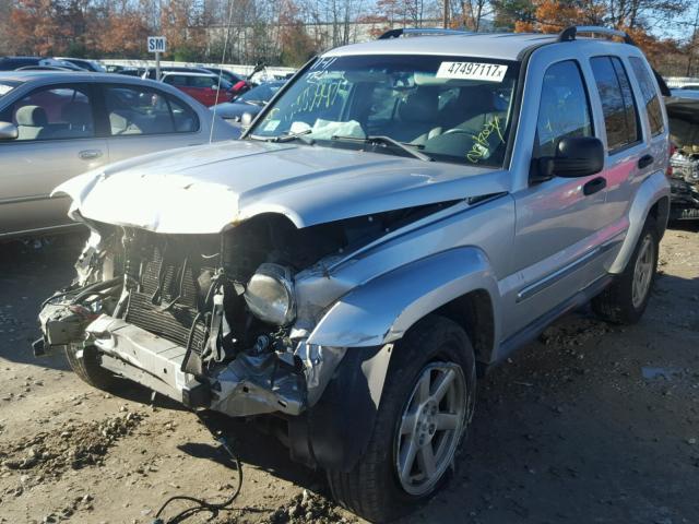 1J4GL58K36W289223 - 2006 JEEP LIBERTY LI SILVER photo 2