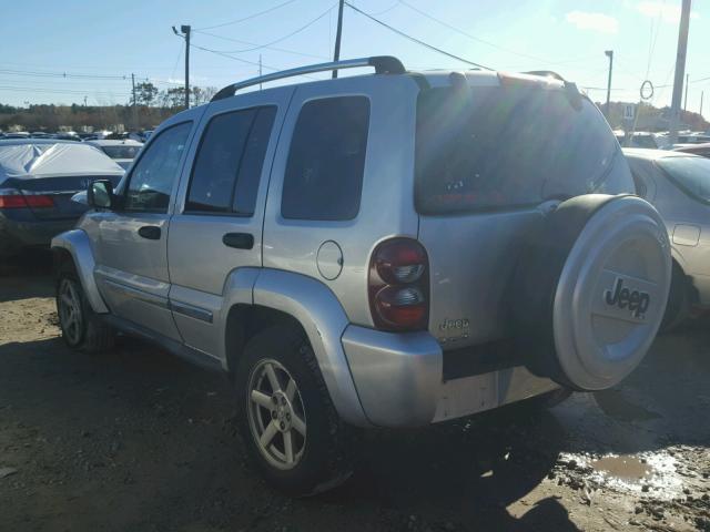 1J4GL58K36W289223 - 2006 JEEP LIBERTY LI SILVER photo 3