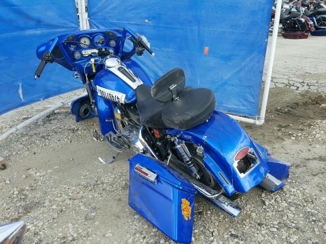 1HD1KB4168Y626922 - 2008 HARLEY-DAVIDSON FLHX BLUE photo 3