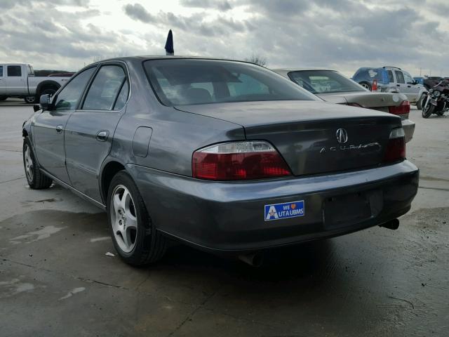 19UUA56602A026667 - 2002 ACURA 3.2TL CHARCOAL photo 3