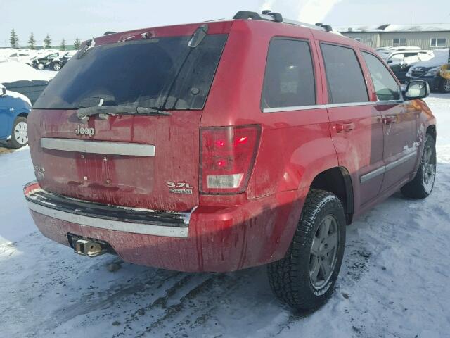 1J8HR682X6C163546 - 2006 JEEP GRAND CHER RED photo 4