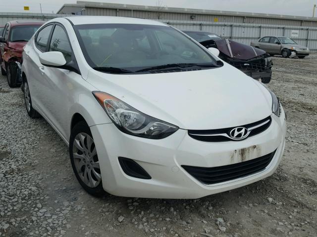 5NPDH4AE4BH026327 - 2011 HYUNDAI ELANTRA GL WHITE photo 1