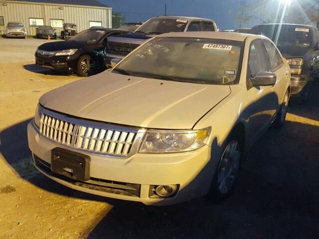 3LNHM26T57R640487 - 2007 LINCOLN MKZ TAN photo 2