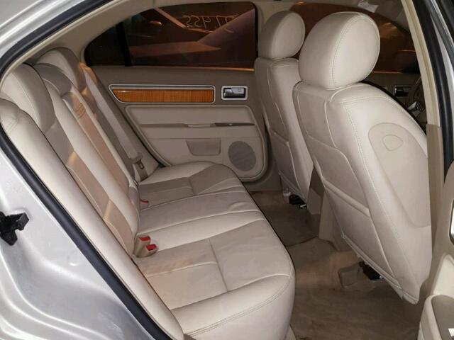 3LNHM26T57R640487 - 2007 LINCOLN MKZ TAN photo 6