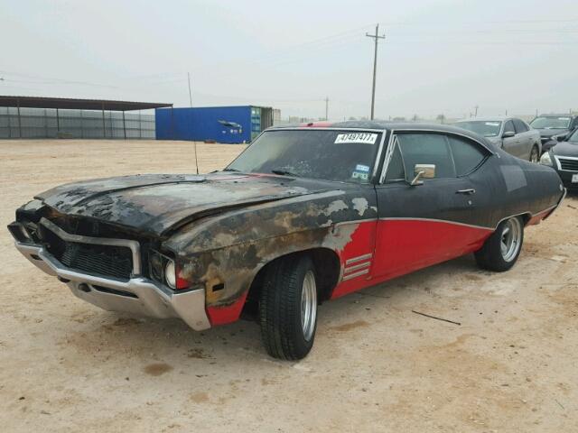 435378H247409 - 1968 BUICK SKYLARK BLACK photo 2