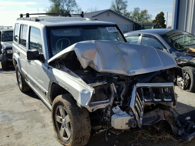 1J8HG48K37C533232 - 2007 JEEP COMMANDER SILVER photo 1