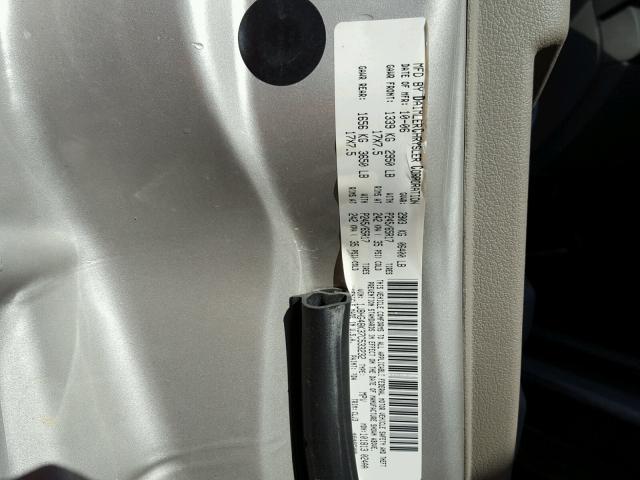 1J8HG48K37C533232 - 2007 JEEP COMMANDER 银色 照片 10