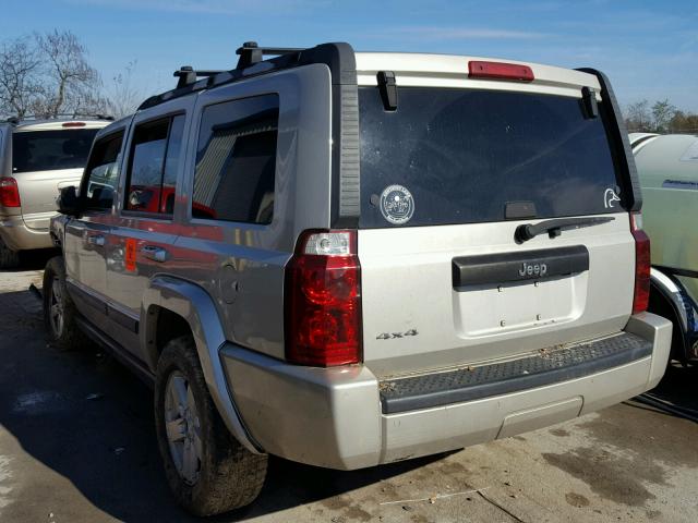 1J8HG48K37C533232 - 2007 JEEP COMMANDER SILVER photo 3