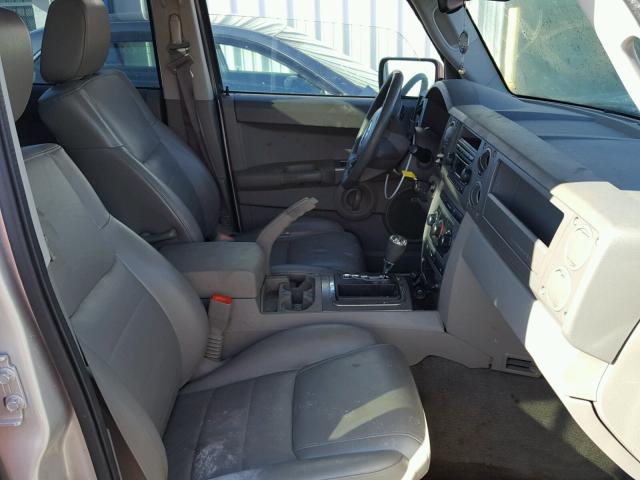 1J8HG48K37C533232 - 2007 JEEP COMMANDER 银色 照片 5