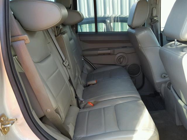 1J8HG48K37C533232 - 2007 JEEP COMMANDER 银色 照片 6