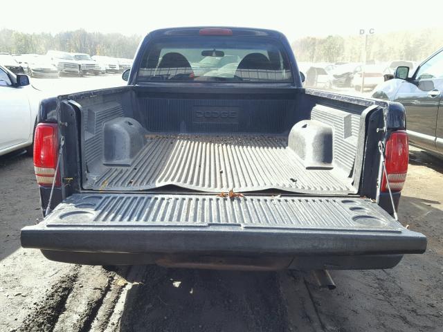 1B7FL26X3WS699543 - 1998 DODGE DAKOTA BLUE photo 6