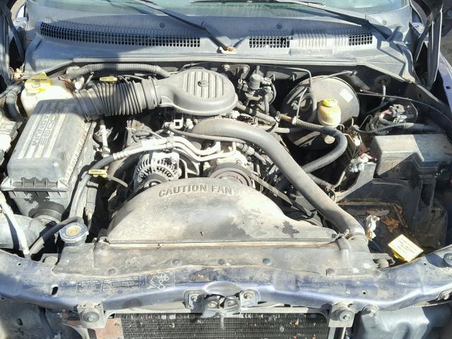 1B7FL26X3WS699543 - 1998 DODGE DAKOTA BLUE photo 7