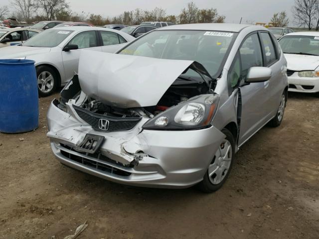 JHMGE8H35DC036542 - 2013 HONDA FIT SILVER photo 2