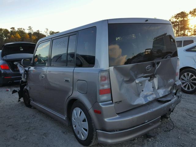 JTLKT324464070981 - 2006 SCION XB GRAY photo 3