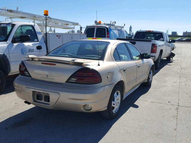 1G2NE52E05M197124 - 2005 PONTIAC GRAND AM S Qızıl foto 4