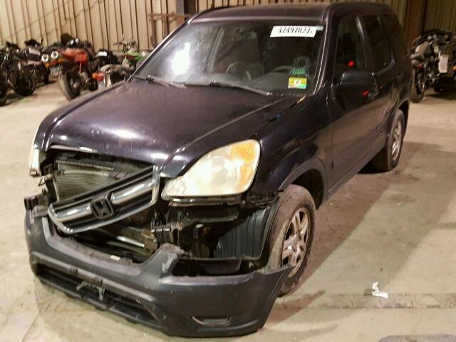 SHSRD78834U242831 - 2004 HONDA CR-V EX BLACK photo 2