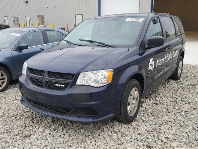 2C4RRGAG7DR538871 - 2013 RAM TRADESMAN BLUE photo 2