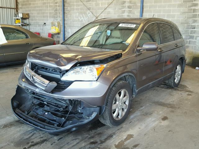 5J6RE38749L016610 - 2009 HONDA CR-V EXL BROWN photo 2