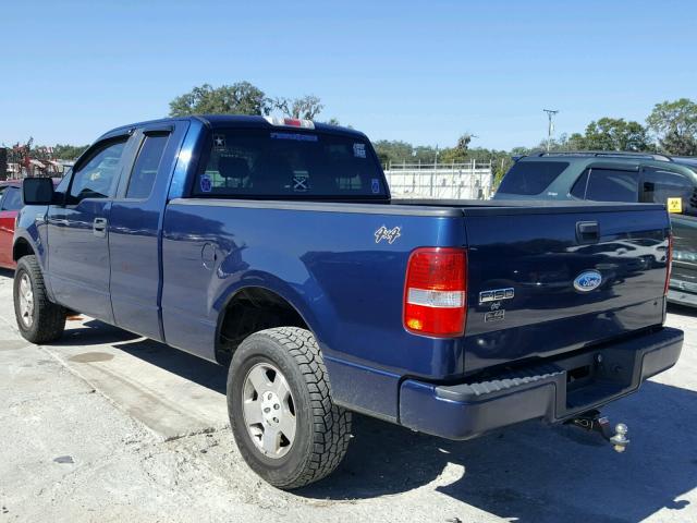 1FTRX14WX7FB36828 - 2007 FORD F150 BLUE photo 3