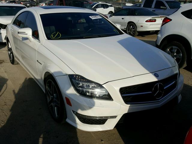 WDDLJ7EB0CA024137 - 2012 MERCEDES-BENZ CLS 63 AMG WHITE photo 1