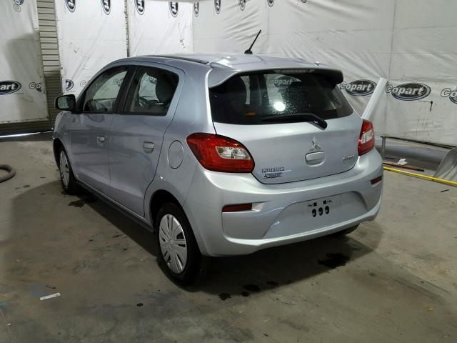 ML32A3HJ3HH000921 - 2017 MITSUBISHI MIRAGE ES SILVER photo 3