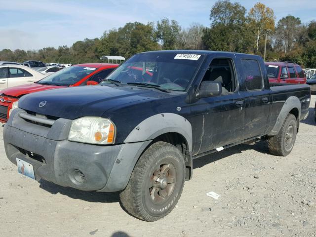 1N6ED29X93C445942 - 2003 NISSAN FRONTIER C BLACK photo 2