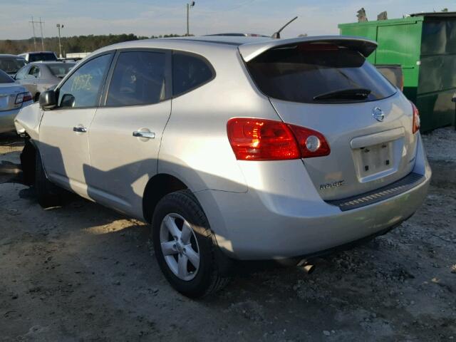 JN8AS5MT6AW023964 - 2010 NISSAN ROGUE S SILVER photo 3