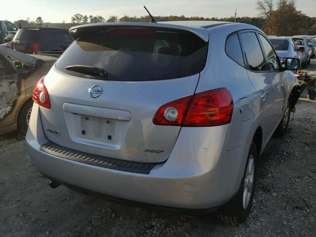 JN8AS5MT6AW023964 - 2010 NISSAN ROGUE S SILVER photo 4