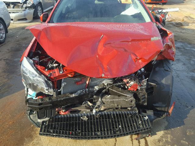 2T1BURHE0HC916826 - 2017 TOYOTA COROLLA L RED photo 9