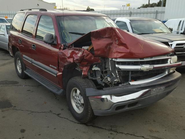 1GNEC13V23J206601 - 2003 CHEVROLET TAHOE C150 MAROON photo 1