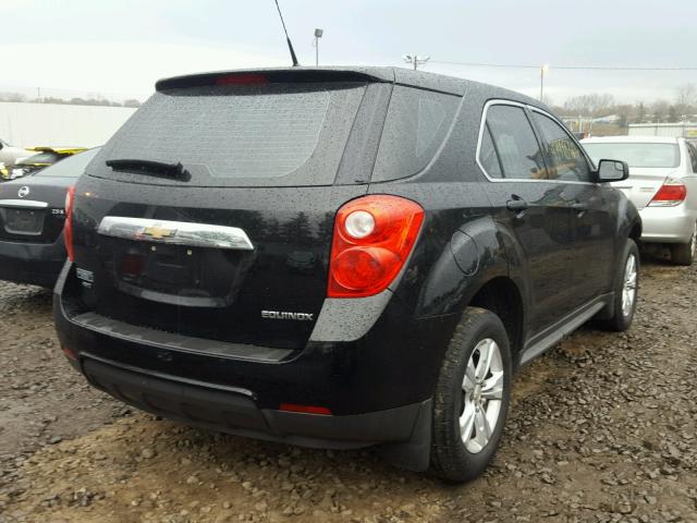 2GNFLCEK8C6285059 - 2012 CHEVROLET EQUINOX LS BLACK photo 4