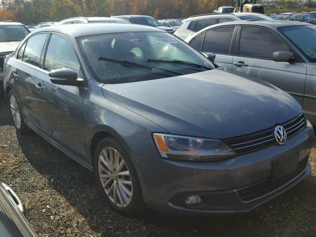 3VWLZ7AJ2BM352495 - 2011 VOLKSWAGEN JETTA SEL GRAY photo 1