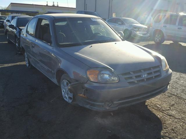 KMHCG35CX5U327577 - 2005 HYUNDAI ACCENT GS GRAY photo 1