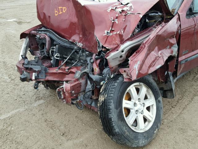 1J8GR48K48C153078 - 2008 JEEP GRAND CHER MAROON photo 9