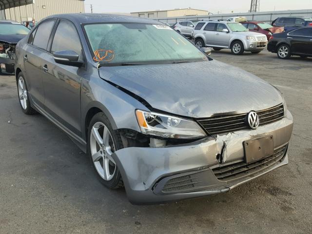 3VWDZ7AJ2BM370306 - 2011 VOLKSWAGEN JETTA SE CHARCOAL photo 1