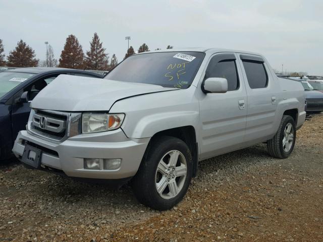 2HJYK16529H500168 - 2009 HONDA RIDGELINE SILVER photo 2