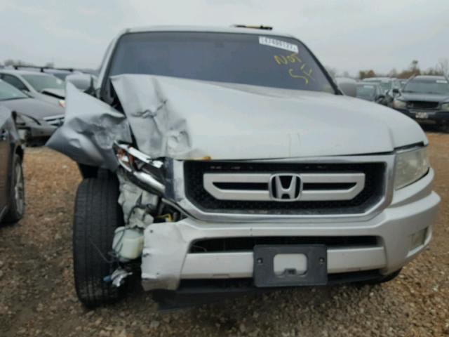 2HJYK16529H500168 - 2009 HONDA RIDGELINE SILVER photo 7