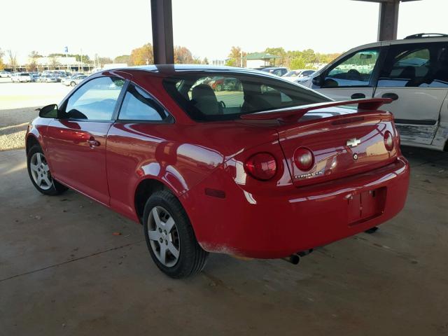 1G1AK15F177405148 - 2007 CHEVROLET COBALT LS RED photo 3