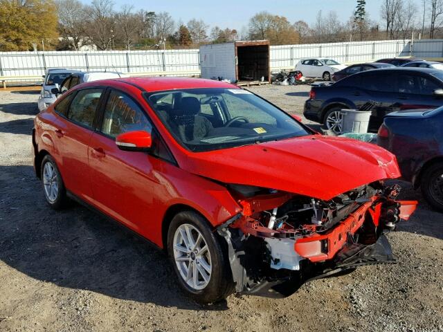1FADP3F24HL298351 - 2017 FORD FOCUS SE RED photo 1