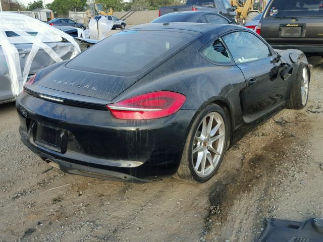 WP0AA2A88EK172001 - 2014 PORSCHE CAYMAN BLACK photo 4