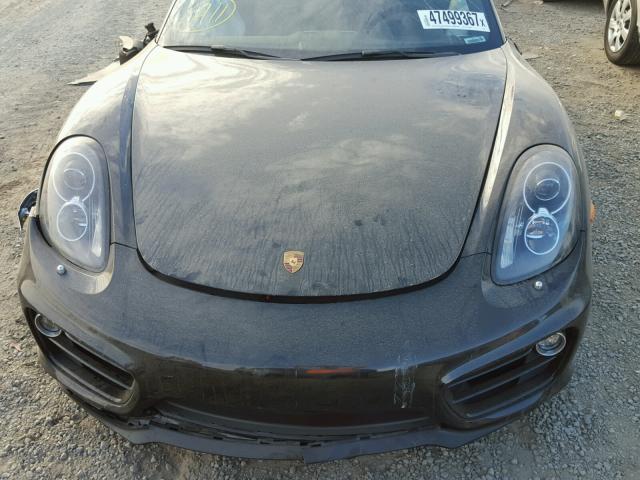 WP0AA2A88EK172001 - 2014 PORSCHE CAYMAN BLACK photo 7