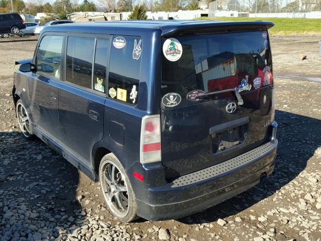 JTLKT324640142011 - 2004 TOYOTA SCION XB Azul foto 3