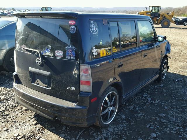 JTLKT324640142011 - 2004 TOYOTA SCION XB BLUE photo 4