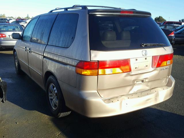 5FNRL18024B034876 - 2004 HONDA ODYSSEY EX TAN photo 3