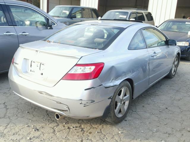 2HGFG12867H521665 - 2007 HONDA CIVIC EX SILVER photo 4