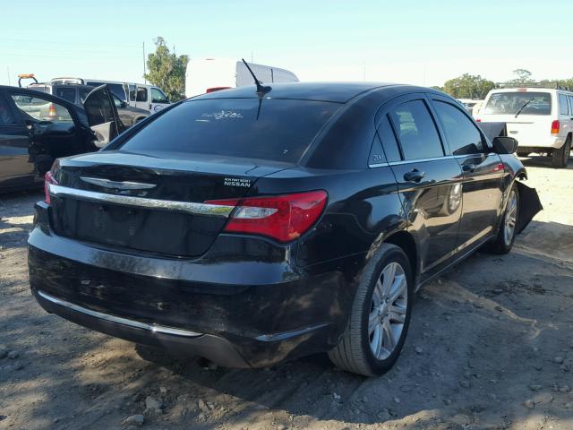 1C3CCBAB9DN762174 - 2013 CHRYSLER 200 LX BLACK photo 4