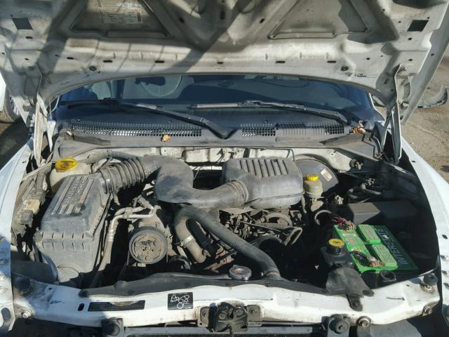 1B7FL26P1WS608060 - 1998 DODGE DAKOTA WHITE photo 7