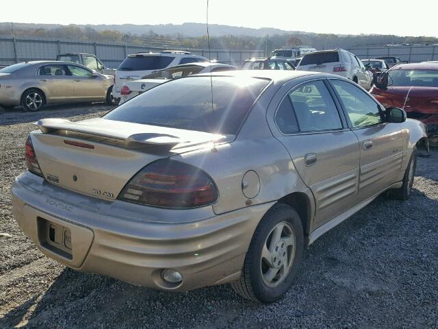 1G2NF52T0YC547387 - 2000 PONTIAC GRAND AM S ოქროსფერი ფოტო 4
